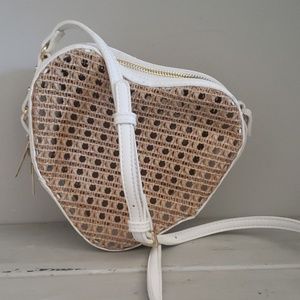 Mali + lili heart shaped crossbody purse